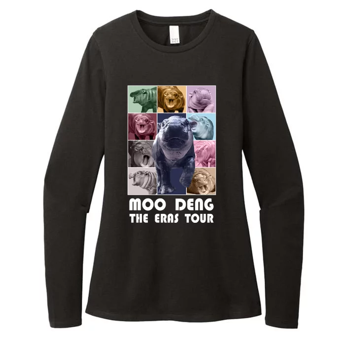 Moon Deng The Eras Tour Meme Hippo Womens CVC Long Sleeve Shirt