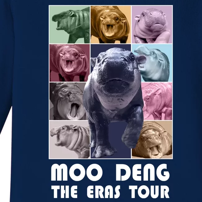 Moon Deng The Eras Tour Meme Hippo Baby Long Sleeve Bodysuit