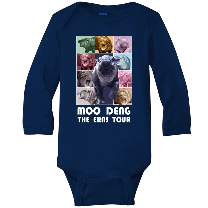 Moon Deng The Eras Tour Meme Hippo Baby Long Sleeve Bodysuit