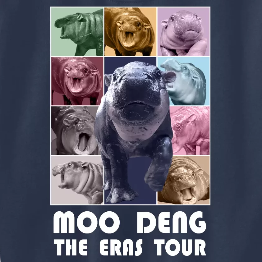 Moon Deng The Eras Tour Meme Hippo Kids Sweatshirt