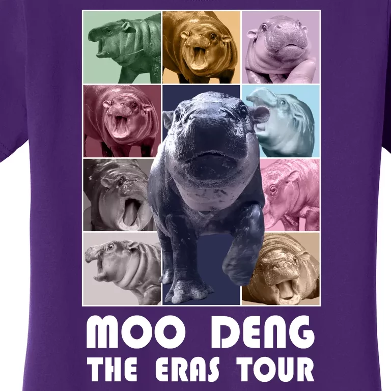 Moon Deng The Eras Tour Meme Hippo Women's T-Shirt