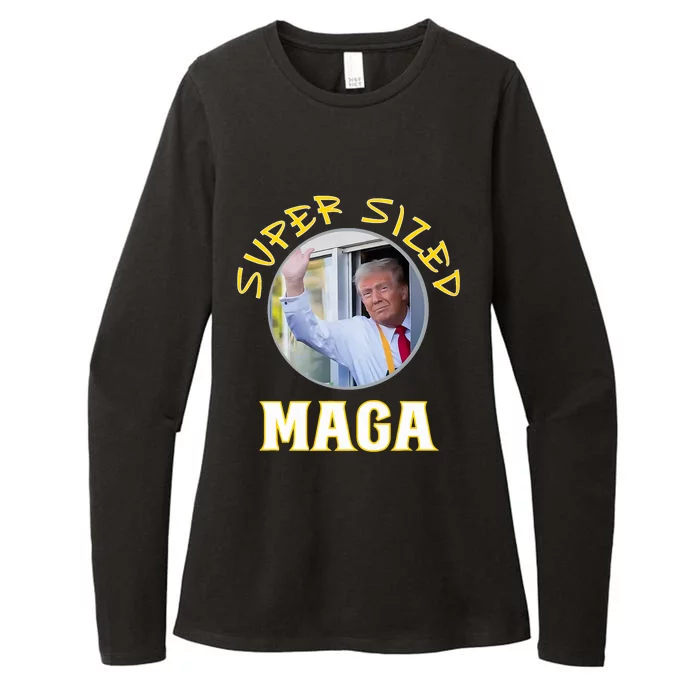 Mac Daddy Trump Vance 2024 Makes French Fries Womens CVC Long Sleeve Shirt