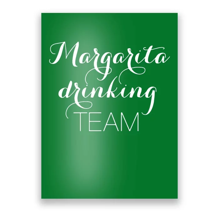 Margarita Drinking Team Poster