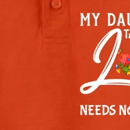 My Daughter Taught Me Love Needs No Words Autism Awareness Gift Dry Zone Grid Performance Polo