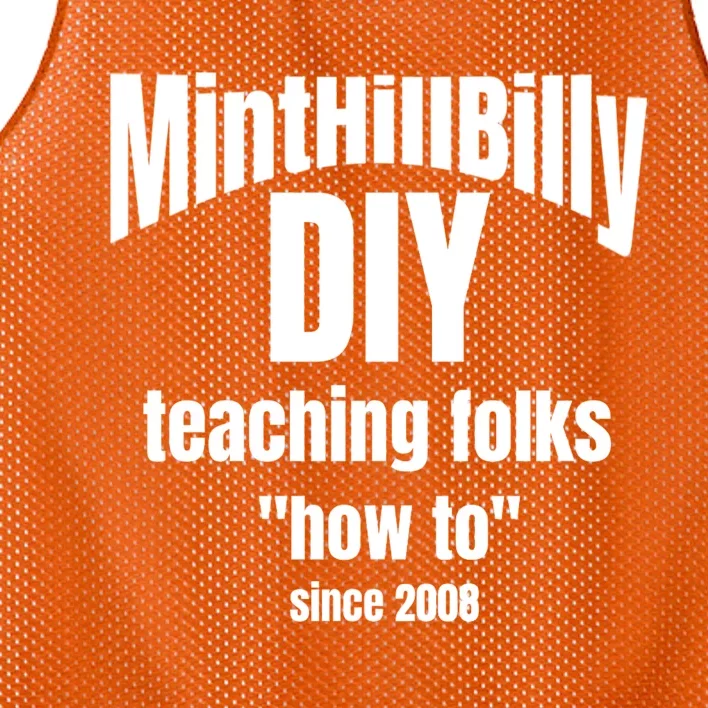 Minthillbilly Diy Teaching Folks How To Since 2008 Mesh Reversible Basketball Jersey Tank