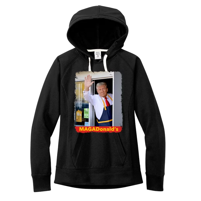 Maga Donalds Trump 2024 Mcdon Election Women's Fleece Hoodie