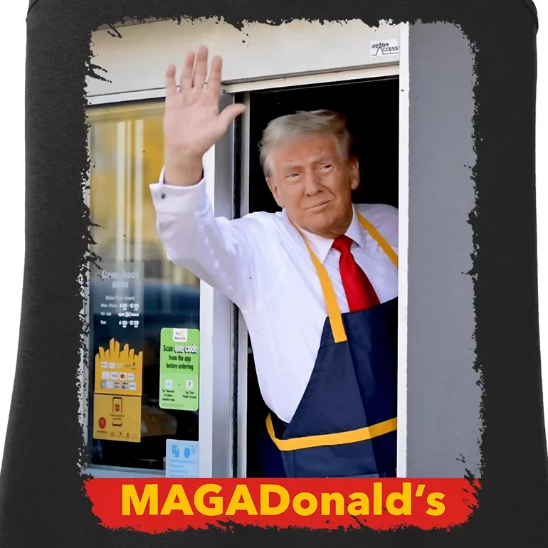 Maga Donalds Trump 2024 Mcdon Election Ladies Essential Tank