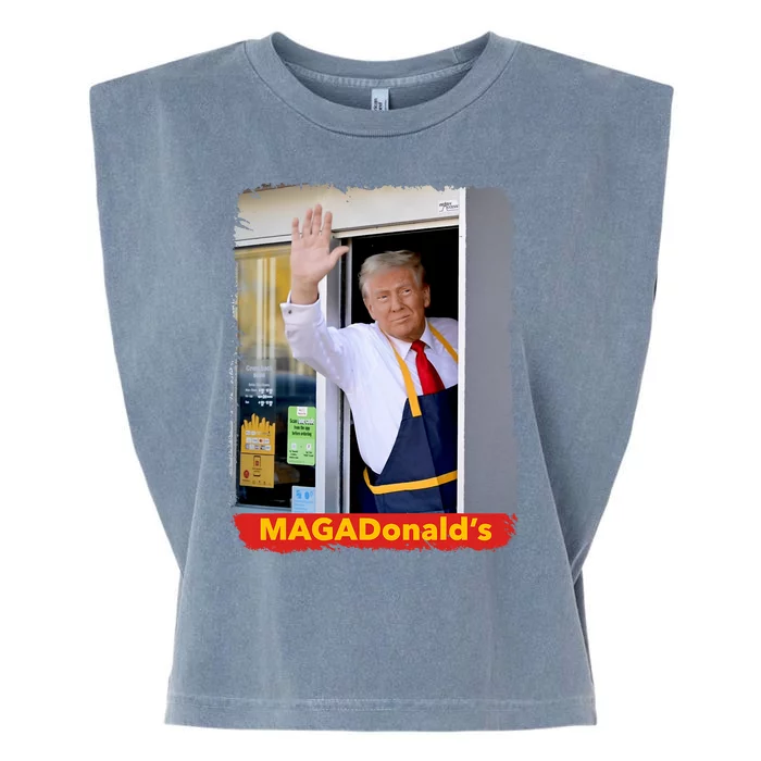 Maga Donalds Trump 2024 Mcdon Election Garment-Dyed Women's Muscle Tee