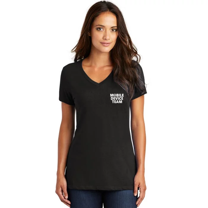 Mobile Device Team & Mobile Application Development Women's V-Neck T-Shirt