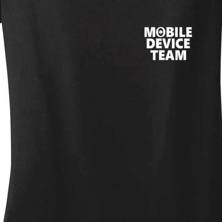 Mobile Device Team & Mobile Application Development Women's V-Neck T-Shirt