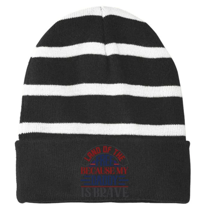 Memorial Day T Striped Beanie with Solid Band