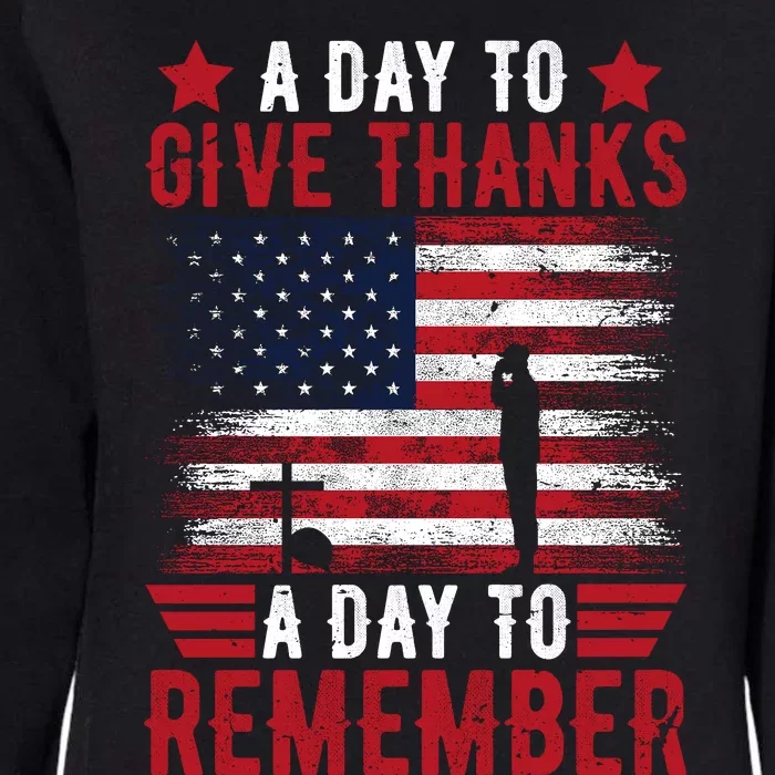 Memorial Day Tribute – A Day To Remember And Give Thanks Womens California Wash Sweatshirt