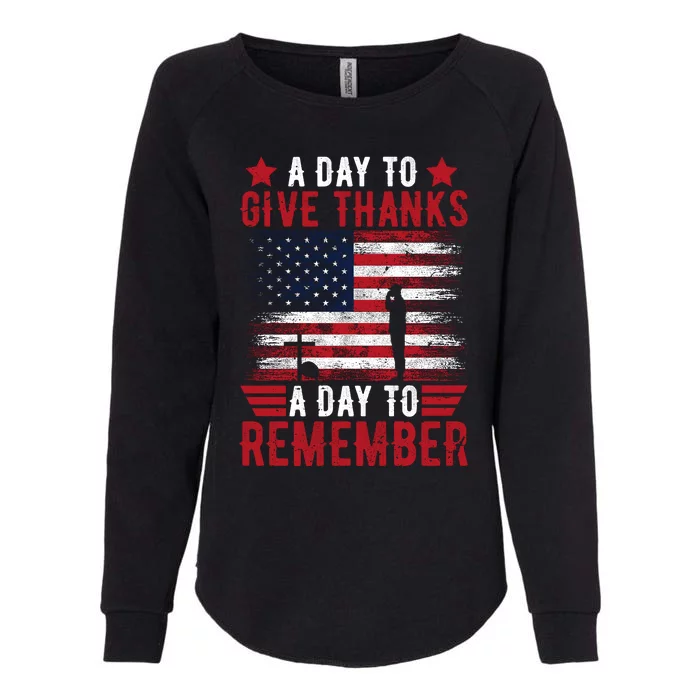 Memorial Day Tribute – A Day To Remember And Give Thanks Womens California Wash Sweatshirt