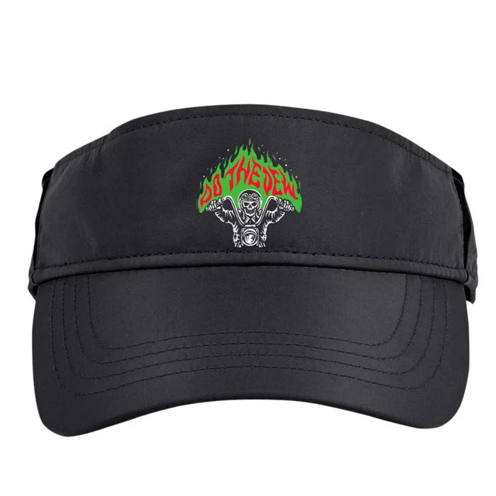 Mtn Dew Throttle Up Out Of Hell Adult Drive Performance Visor