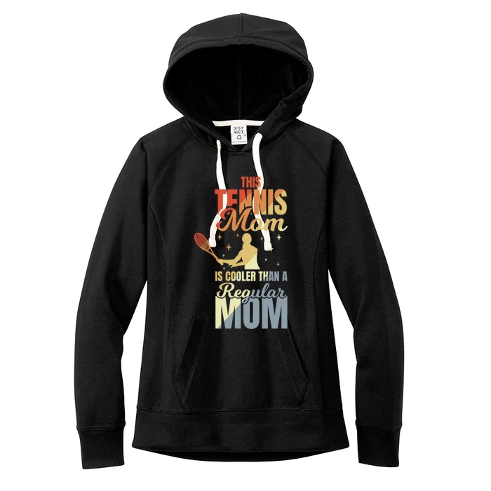 Mother's Day Tennis Mom Gift Women's Fleece Hoodie