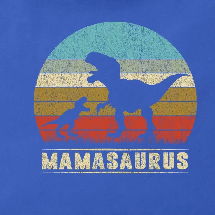 Mama Dinosaur T Rex Mamasaurus Matching Family Christmas Great Gift Zip Tote Bag