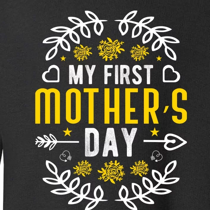 Mother's Day T For Best Mom Toddler Sweatshirt