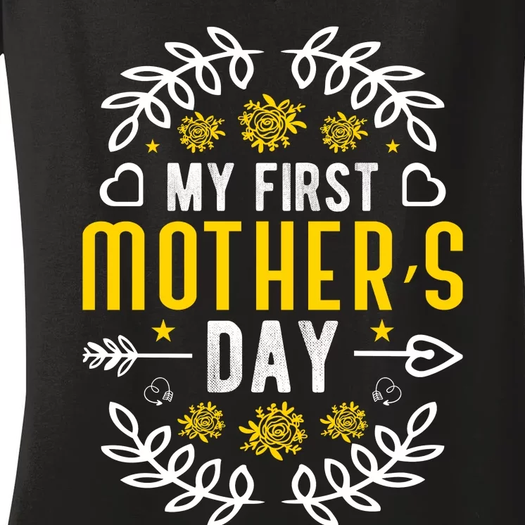 Mother's Day T For Best Mom Women's V-Neck T-Shirt