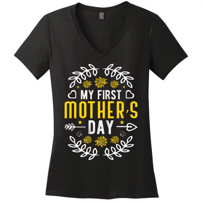 Mother's Day T For Best Mom Women's V-Neck T-Shirt