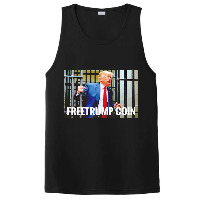 Maga Donald Trump Free Coin Performance Tank