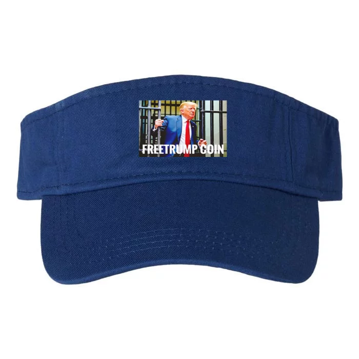 Maga Donald Trump Free Coin Valucap Bio-Washed Visor