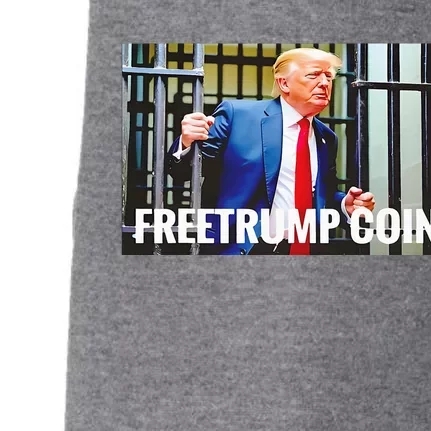 Maga Donald Trump Free Coin Doggie 3-End Fleece Hoodie