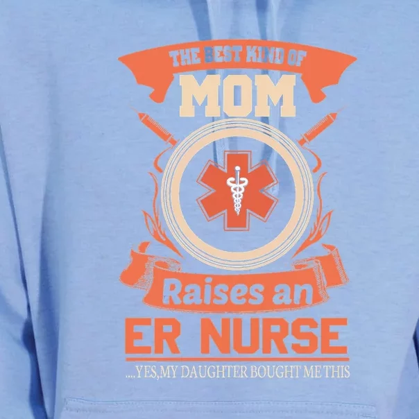 Mother's Day The Best Kind Of Mom Nurse Gift Unisex Surf Hoodie