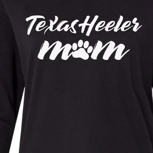 Mothers Day Texas Heeler Texas Heeler Mom Dog Tee Womens Cotton Relaxed Long Sleeve T-Shirt