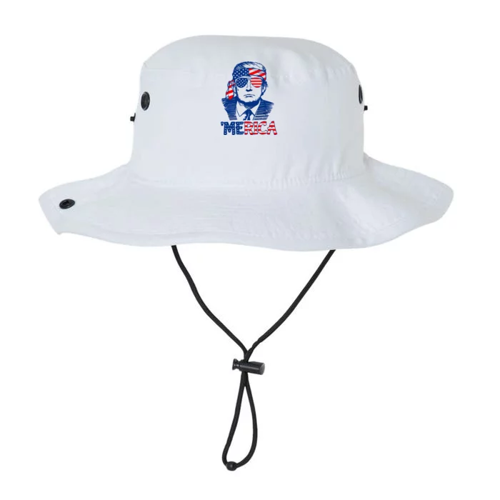 Merica Donald Trump 4th Of July Patristic American Flag Legacy Cool Fit Booney Bucket Hat