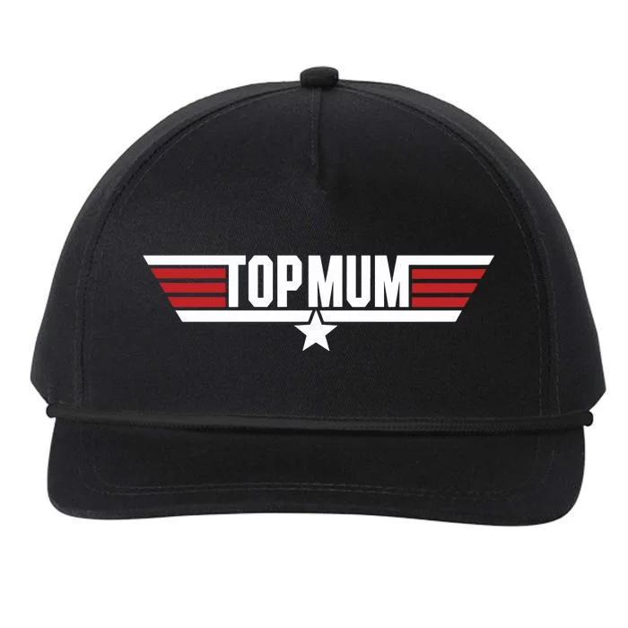 Mothers Day Top Mum Snapback Five-Panel Rope Hat