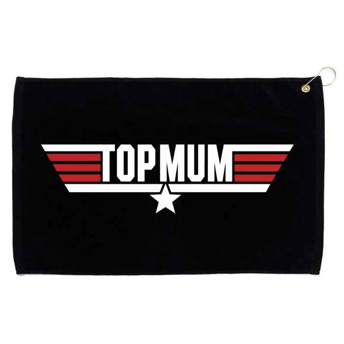 Mothers Day Top Mum Grommeted Golf Towel