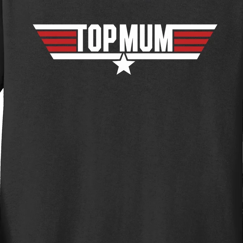 Mothers Day Top Mum Kids Long Sleeve Shirt