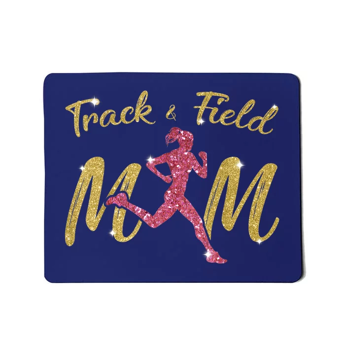 Mother's Day Track & Field Mom Marathon Running Wo Mousepad