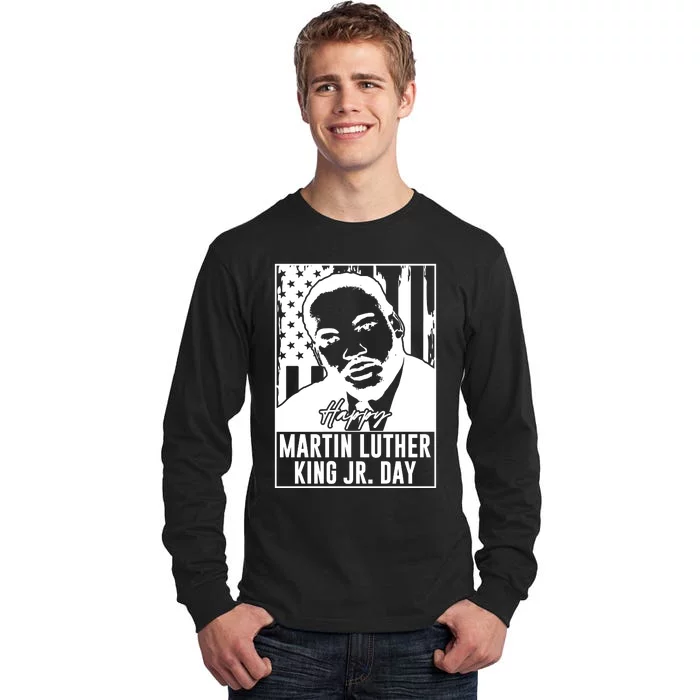 Mlk Day Tribute Art Tall Long Sleeve T-Shirt