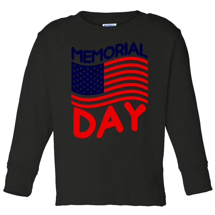 Memorial Day T Toddler Long Sleeve Shirt