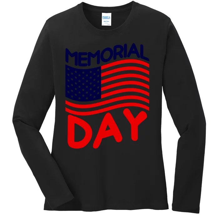 Memorial Day T Ladies Long Sleeve Shirt