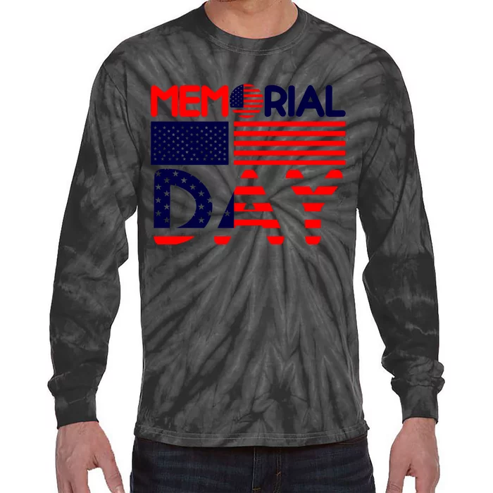 Memorial Day T Tie-Dye Long Sleeve Shirt