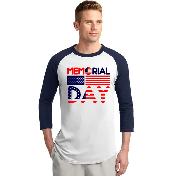 Memorial Day T Baseball Sleeve Shirt