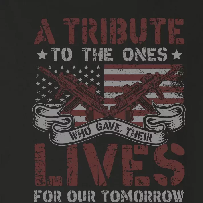 Memorial Day Tribute Graphic Toddler Long Sleeve Shirt