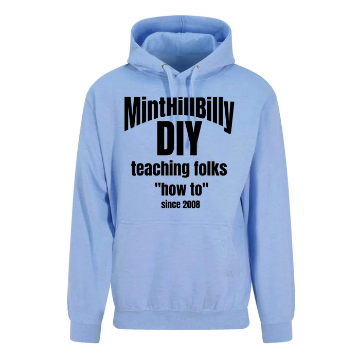 Minthillbilly Diy Teaching Folks How To Since 2008 Unisex Surf Hoodie