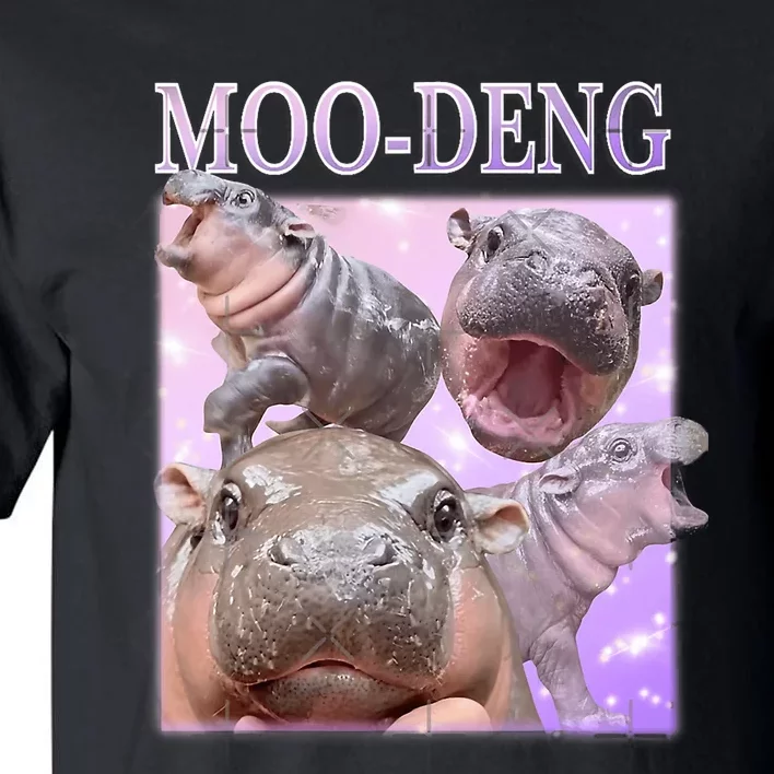 Moo Deng The Famous Baby Pigmy Hippo Moodeng Tall T-Shirt