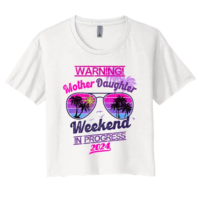 Mother Daughter Trip Las Vegas Mother Daughter Weekend 2024 Women's Crop Top Tee