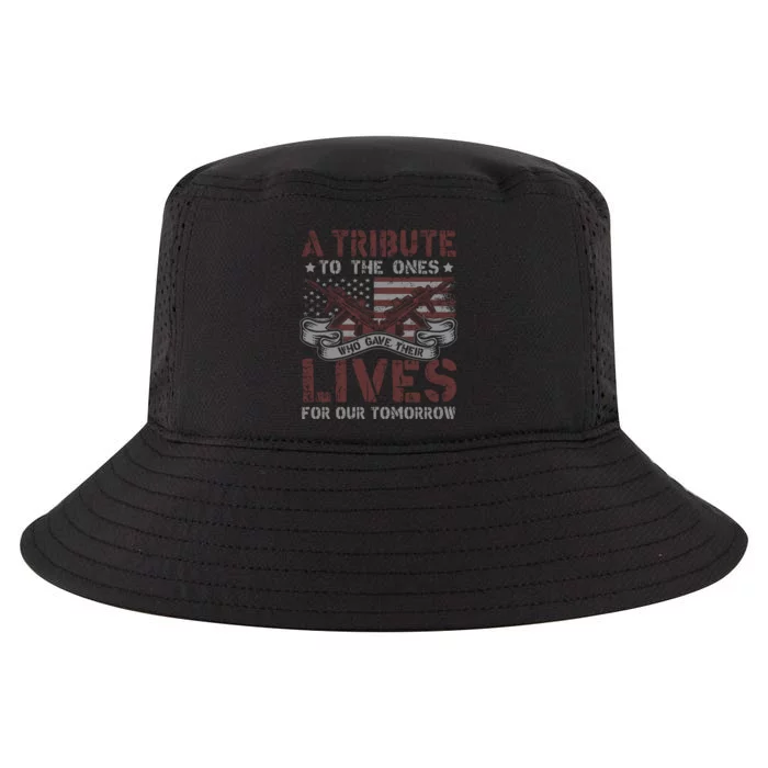 Memorial Day Tribute Graphic Cool Comfort Performance Bucket Hat