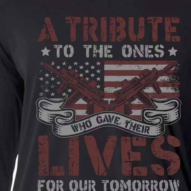 Memorial Day Tribute Graphic Cooling Performance Long Sleeve Crew