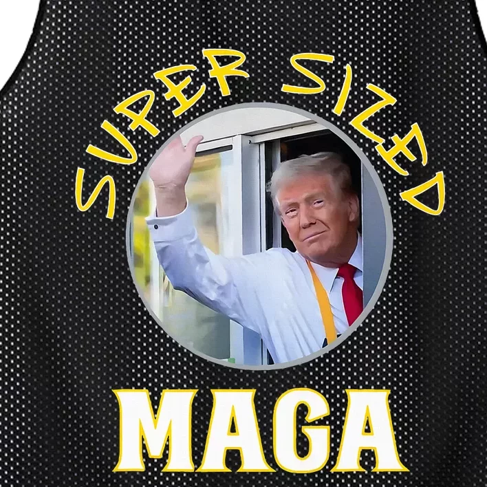 Mac Daddy Trump Vance 2024 Makes French Fries Mesh Reversible Basketball Jersey Tank