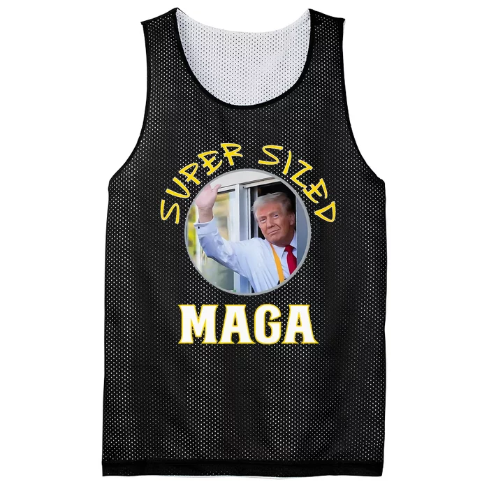 Mac Daddy Trump Vance 2024 Makes French Fries Mesh Reversible Basketball Jersey Tank