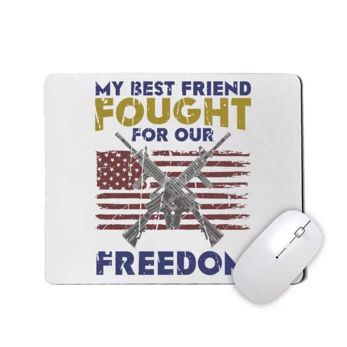 Memorial Day Usa Vintage Flag Mousepad