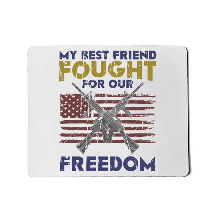 Memorial Day Usa Vintage Flag Mousepad