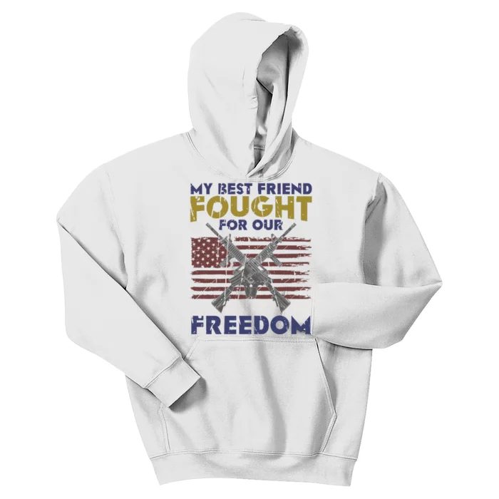 Memorial Day Usa Vintage Flag Kids Hoodie