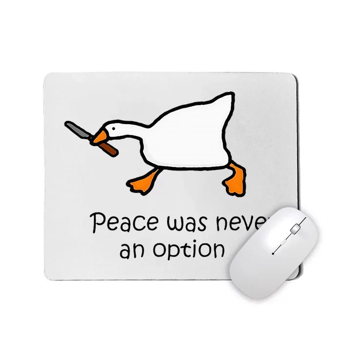 Murder Duck Untitled Duck Game Duck With Knife Meme Mousepad